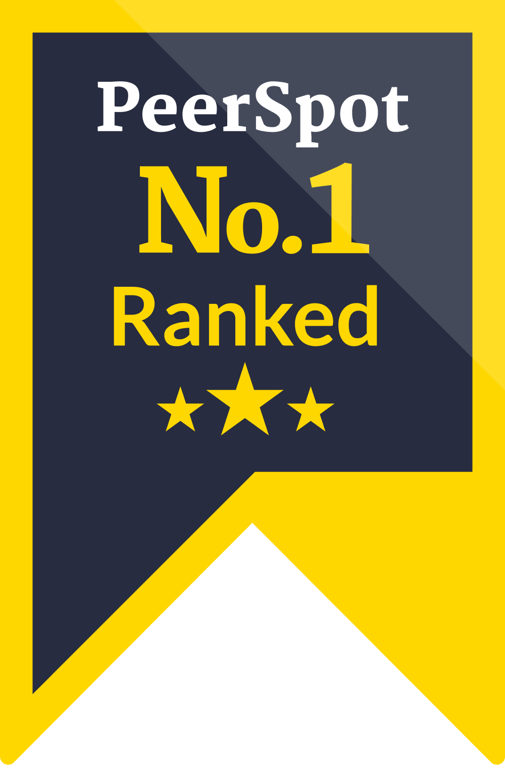 PeerSpot ranked number one, with three stars