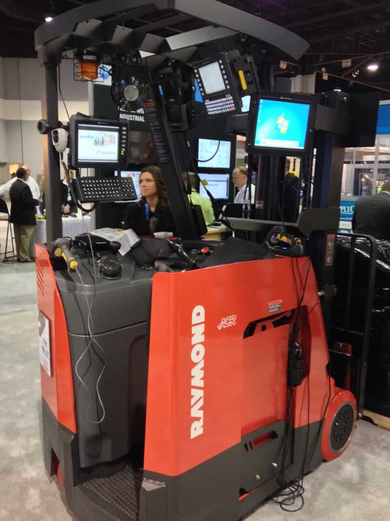 Speakeasy in action with Motorola devices on a forklift