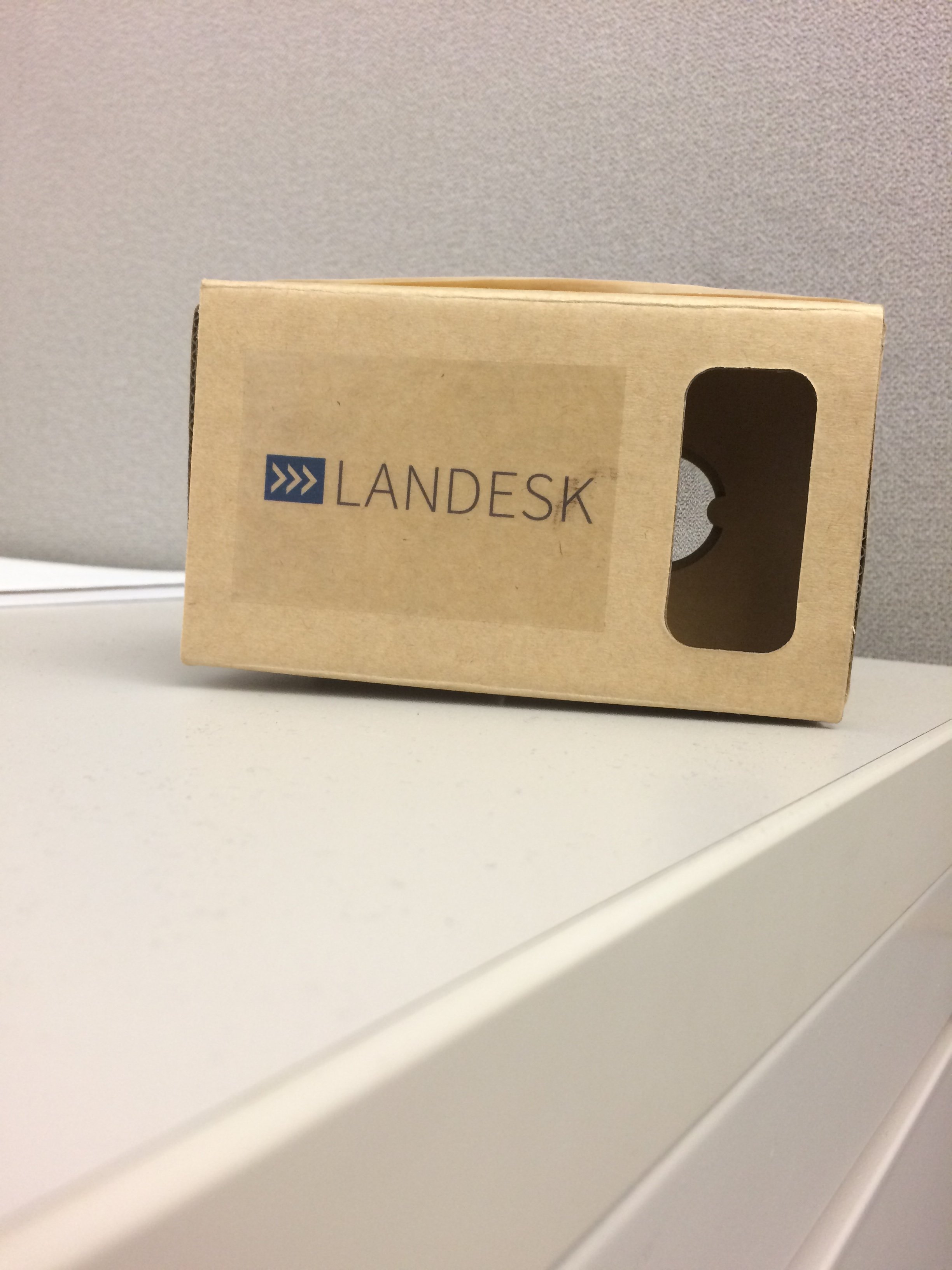 image of landesk cardboard box