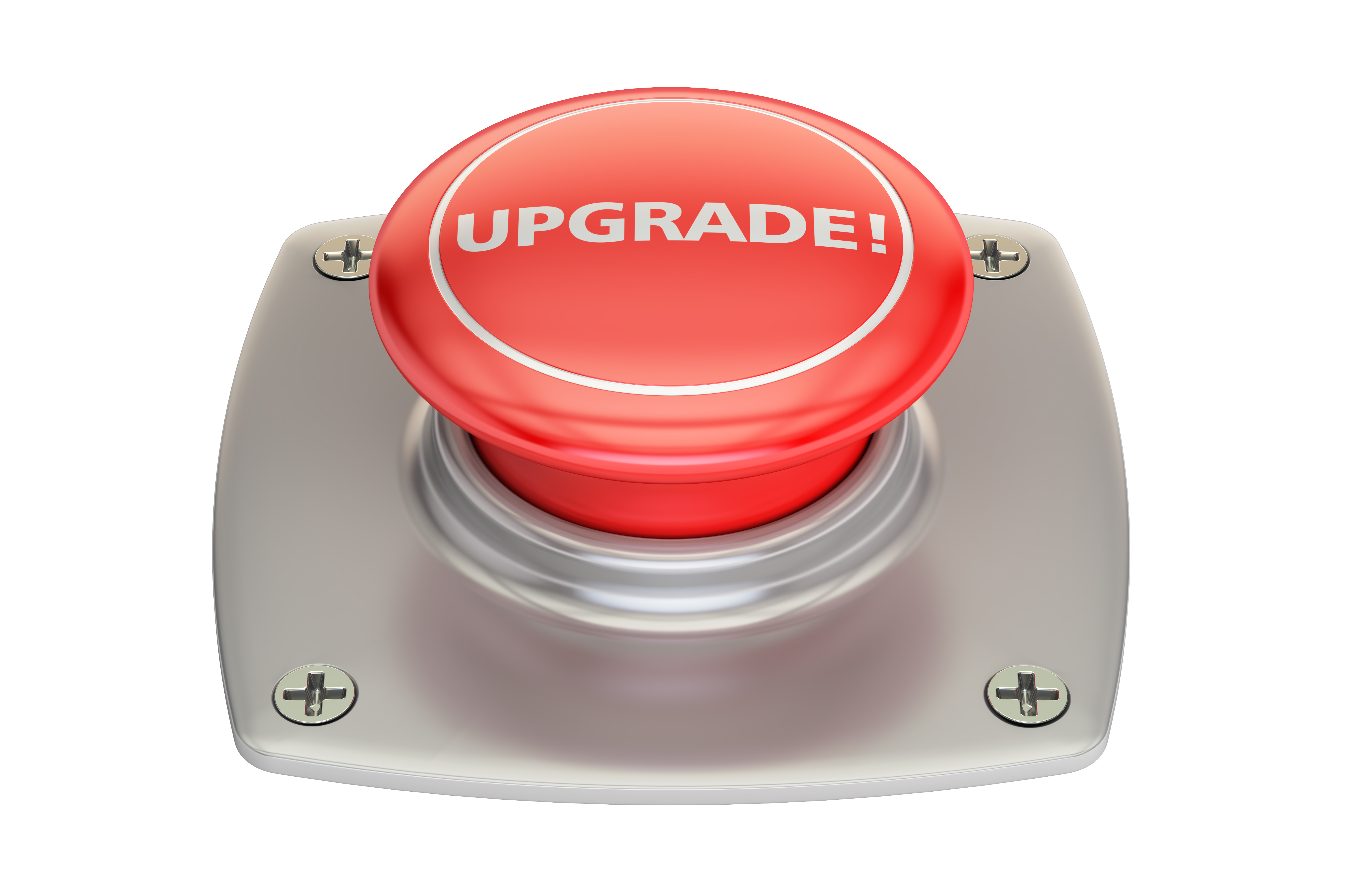 red upgrade button
