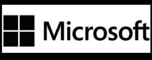 microsoft black logo