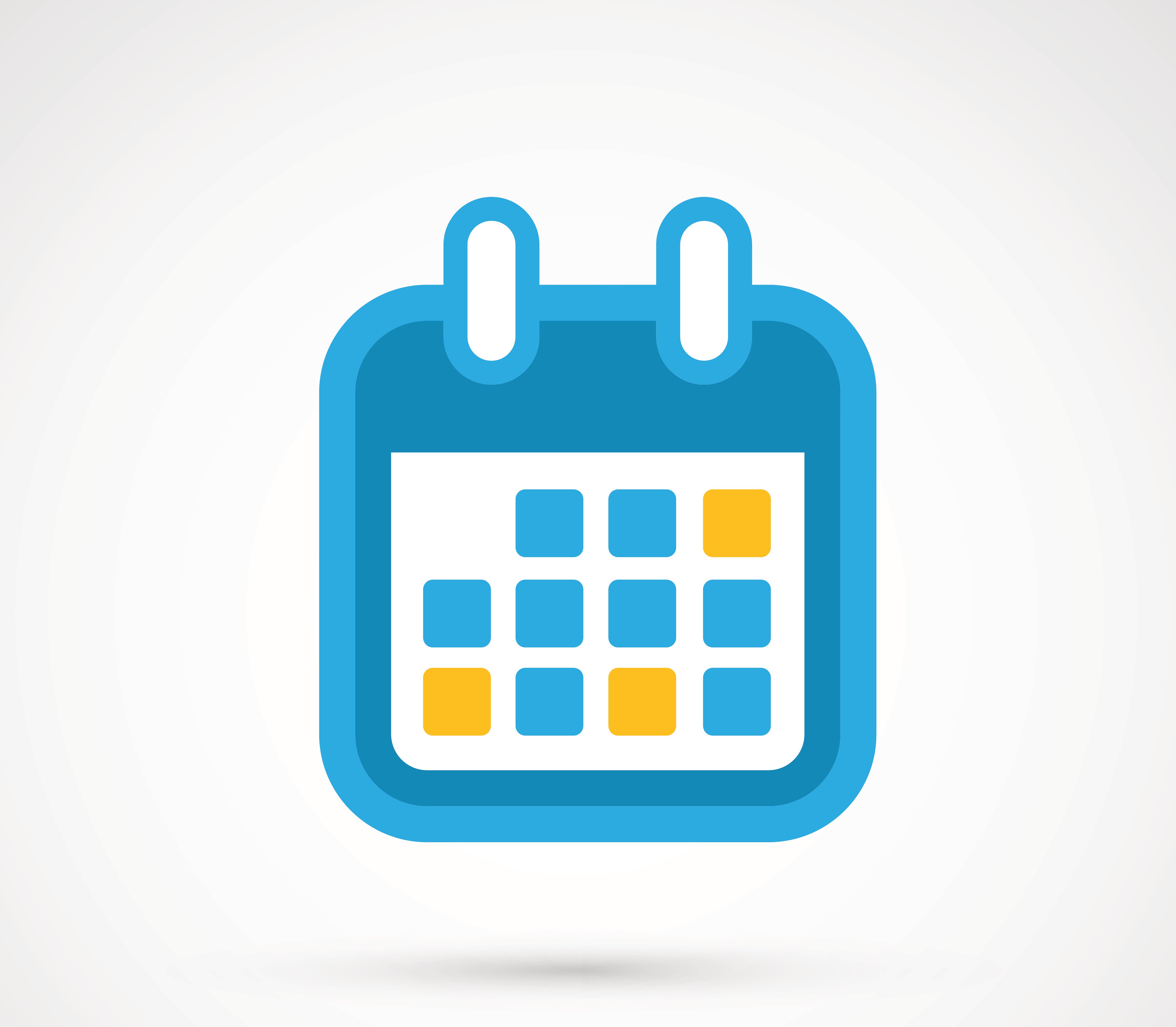 a picture of a calendar icon