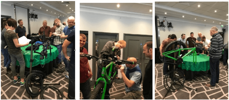 ivanti charity bike build photos