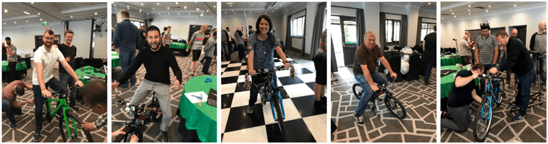 ivanti charity bike build photos