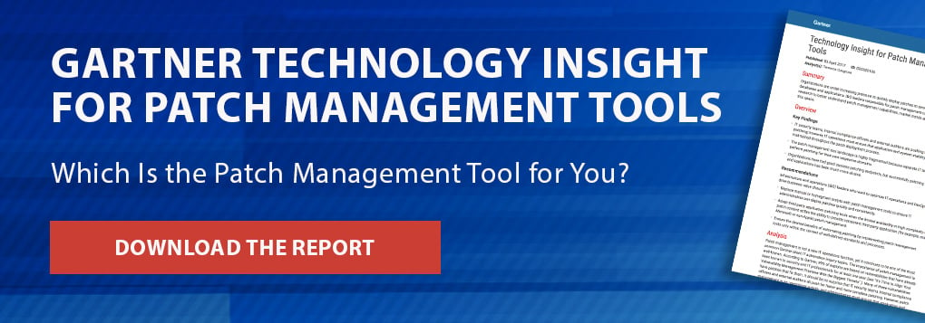 gartner technology insights for patch mgmt. infographic