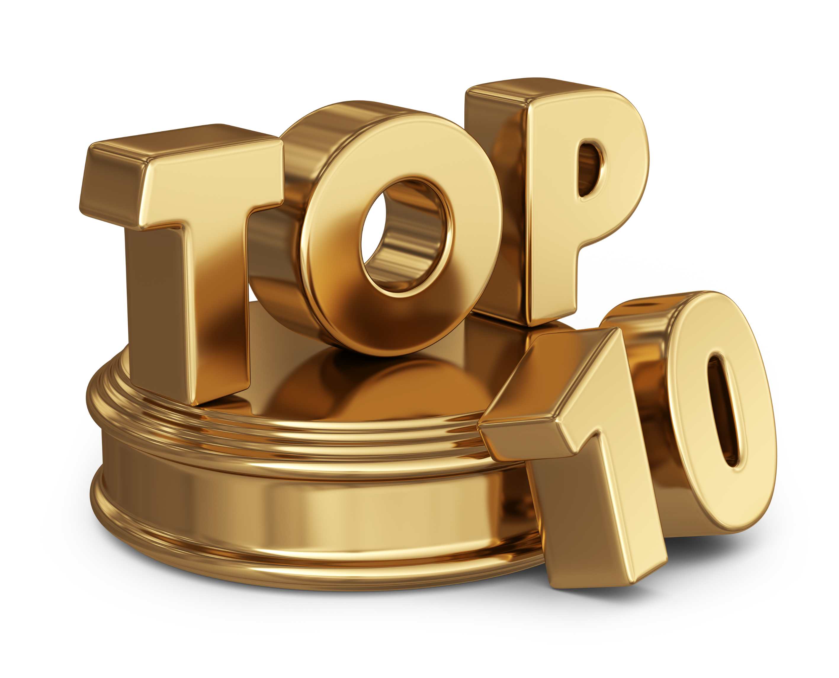 gold top 10 graphic