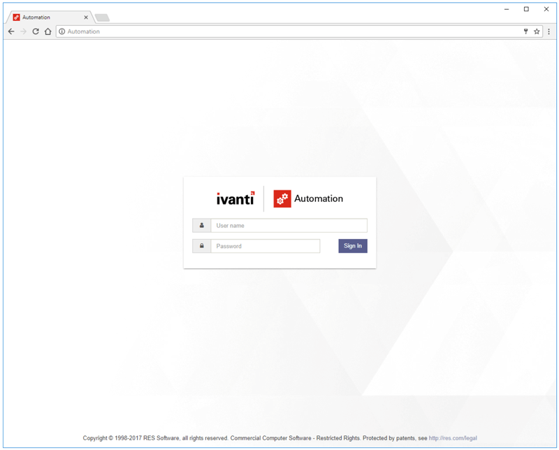 ivanti automation screenshot
