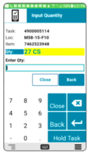 stem warehouse coding device screenshot