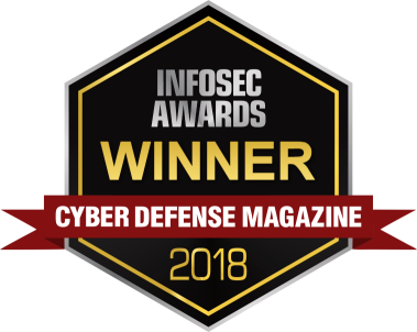 infosec awards winner - cyber defense magazine 2018