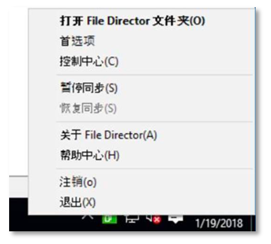 file director - new features screenshot