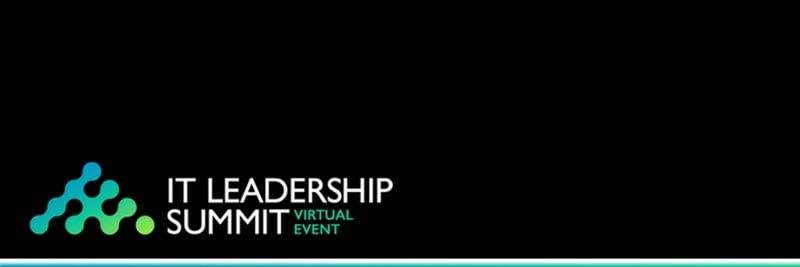 IT leadership summit virtual event graphic