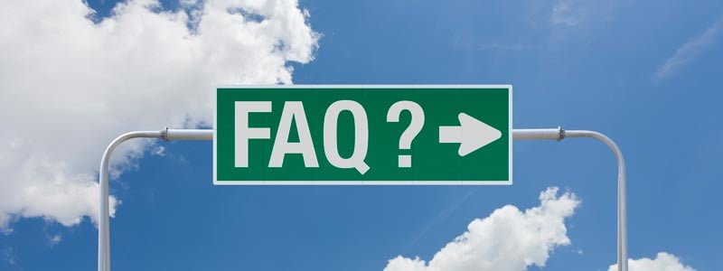 FAQ? street sign -->