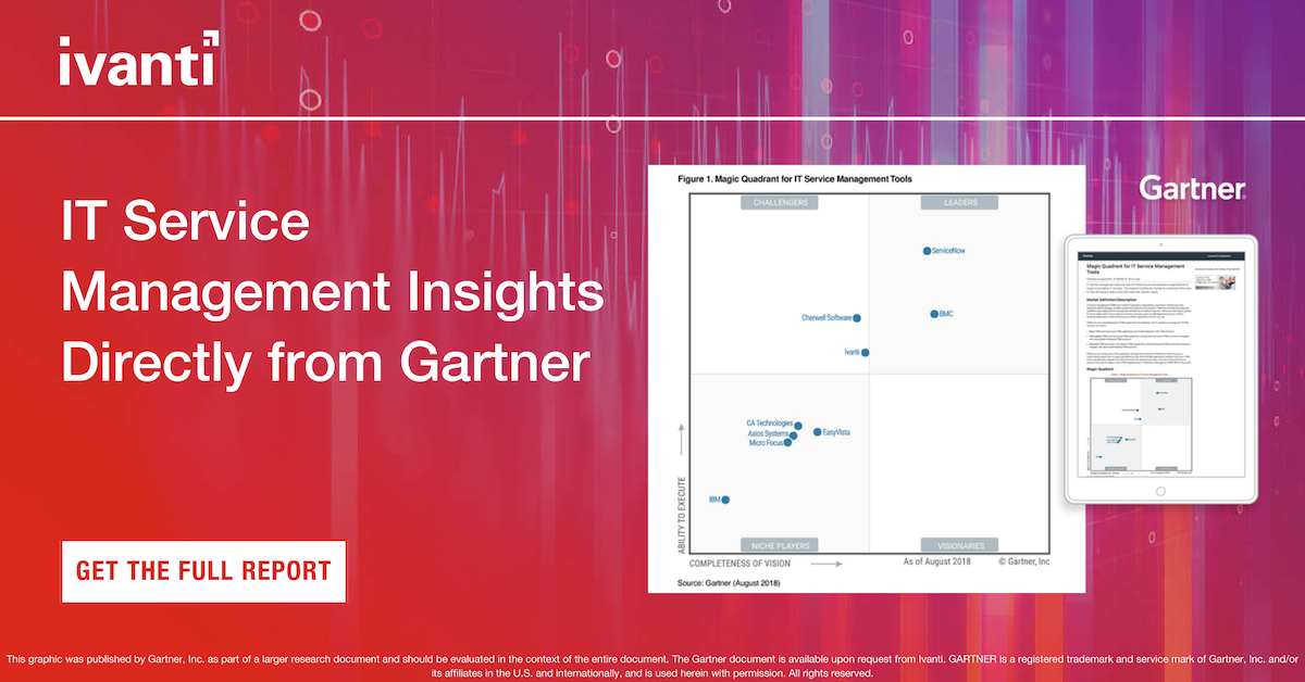 Gartner ITSM insights Report