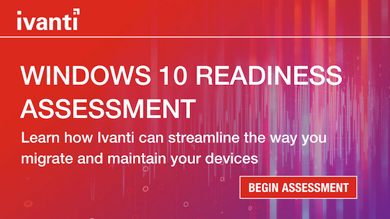 ivanti - windows 10 readiness assessment graphic