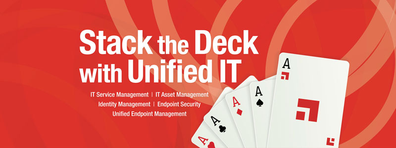 Stack the Deck w Unified IT - Ivanti graphic 