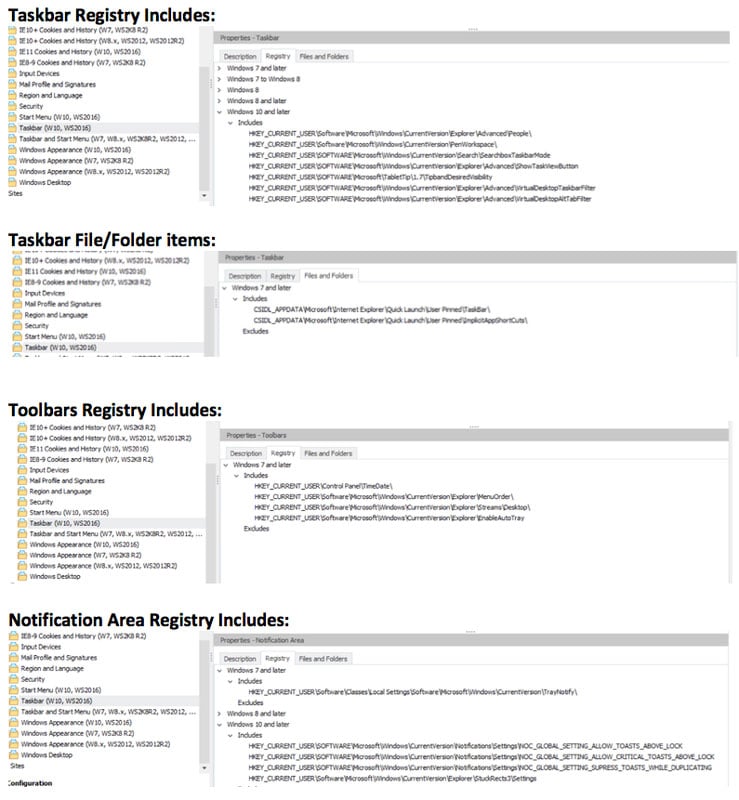 managing the windows 10 user workspace screenshot