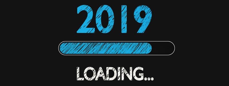 2019 loading... graphic - more than halfway loaded