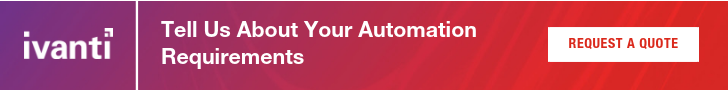 ivanti - tell us about your automation requirements - request a code graphic 