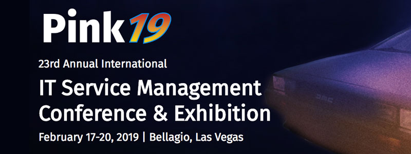 Pink19 graphic- 23rd annual international IT service management conference & exhibition