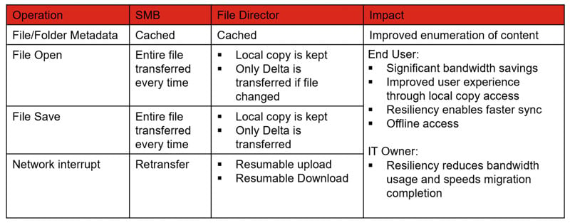 DataNow chart screenshot - file director