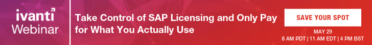 take control of sap licensing and only pay for what you use
