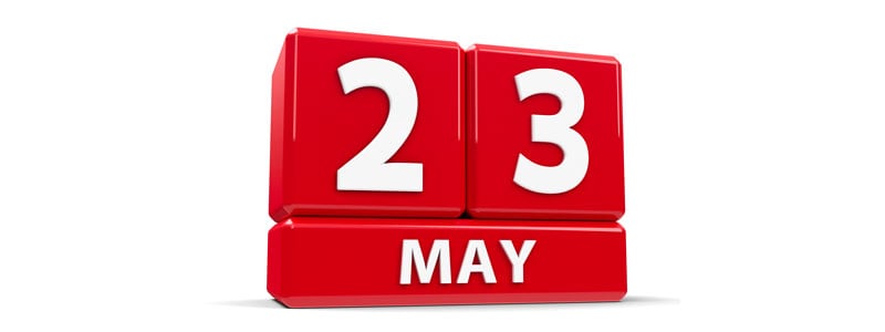 date of may 23