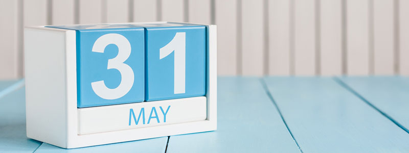 date of may 31
