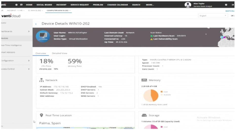 ivanti cloud device details