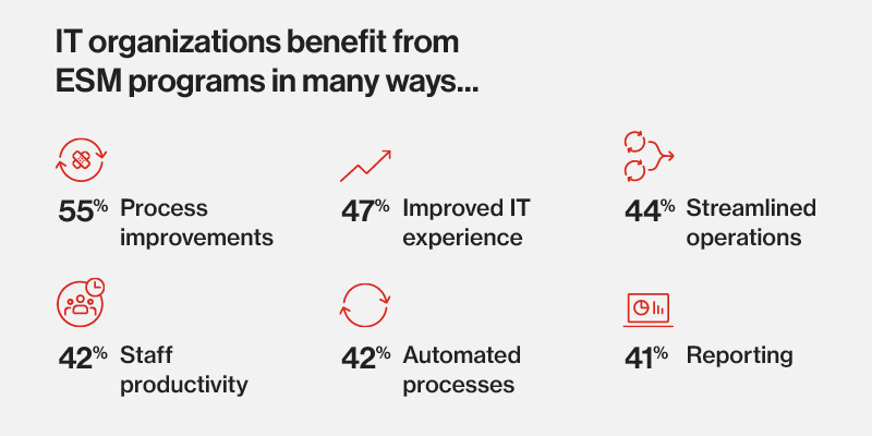 it orgs benefit from esm programs in many ways