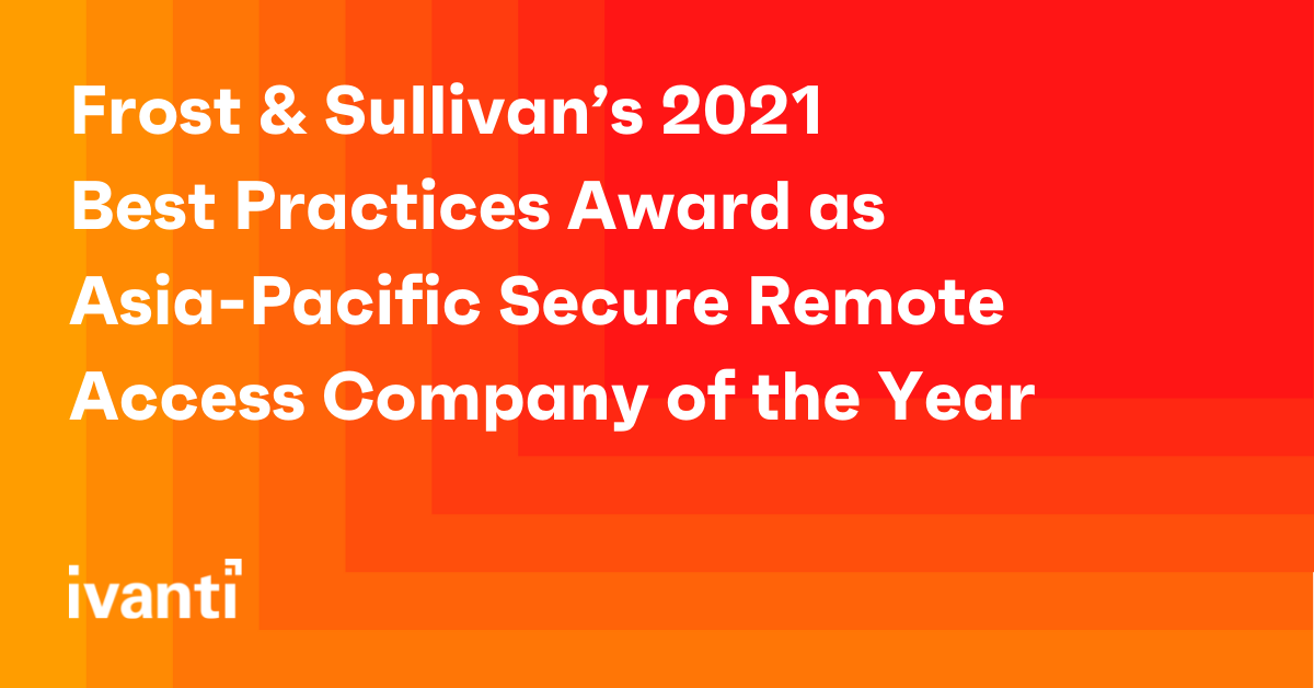 frost sullivan 2021 award