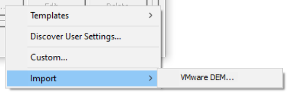 convert Flex configuration files into user settings in Ivanti Workspace Control