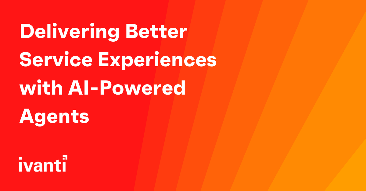 Delivering Better Service Experiences with Al-Powered Agents