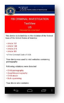 fighting ransomware: fbi investigation lock screen