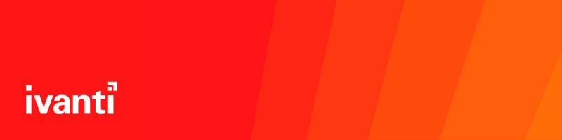 Ivanti red header/background image