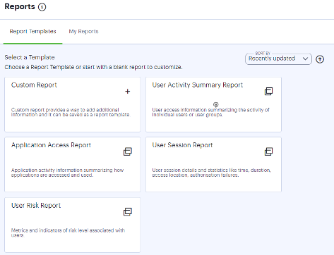 report templates