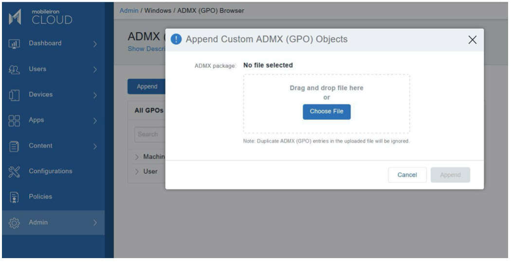 append custom admx (gpo) objects