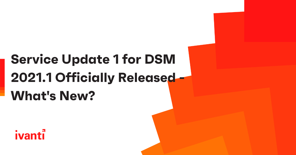 service update 1 for dsm 2021.1