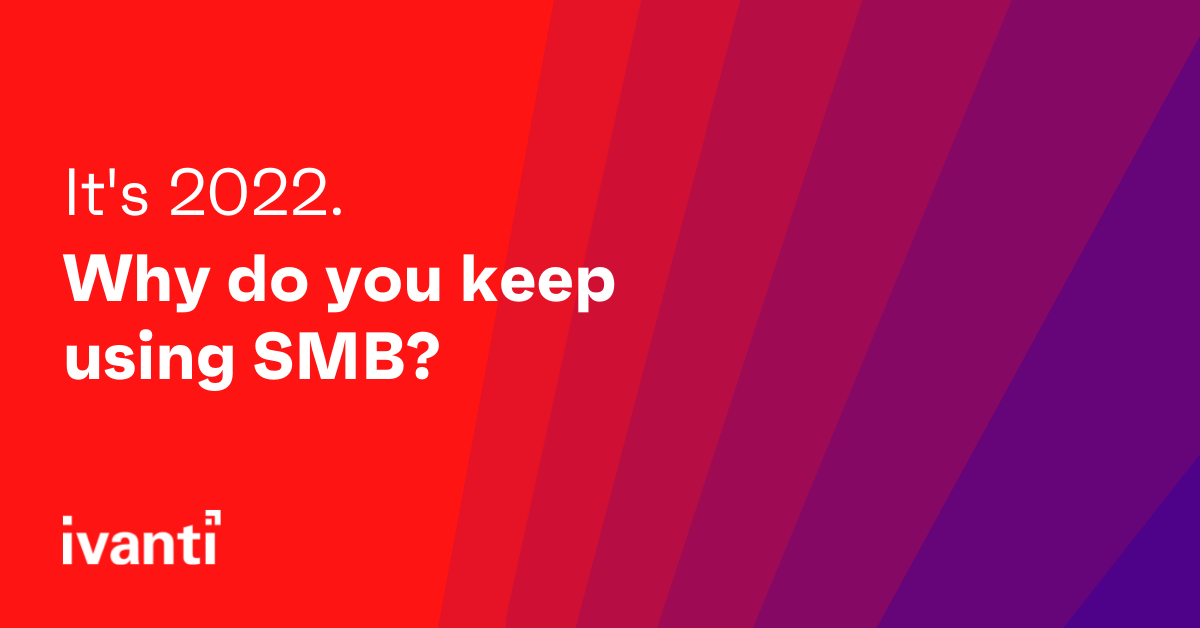 why do you keep using smb?