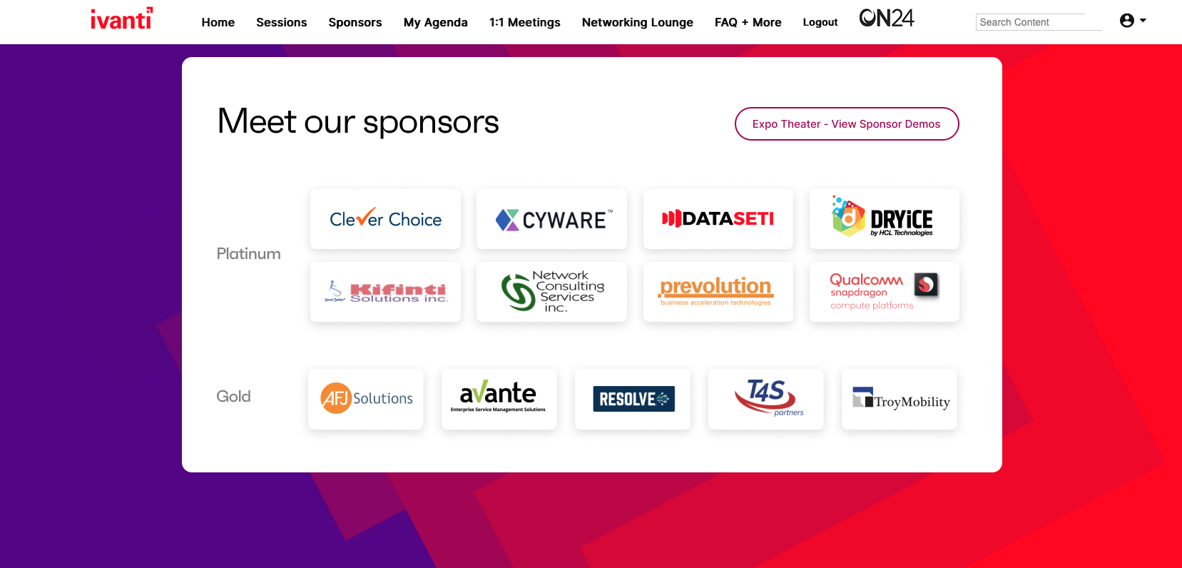 solution summit sponsors