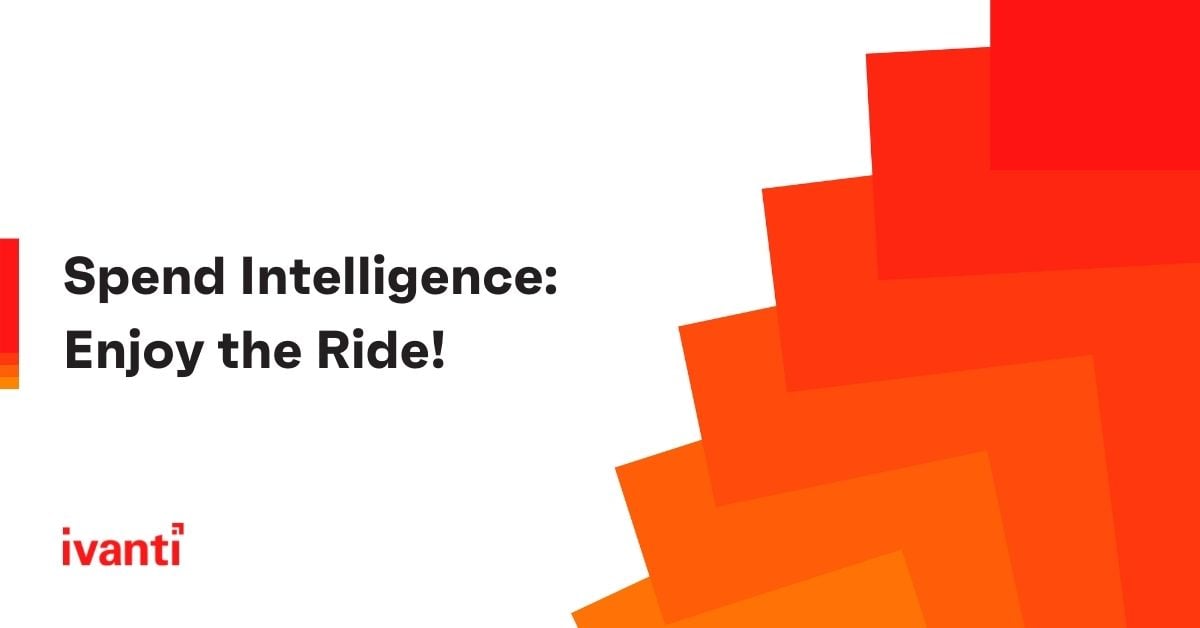 spend intelligence enjoy the ride