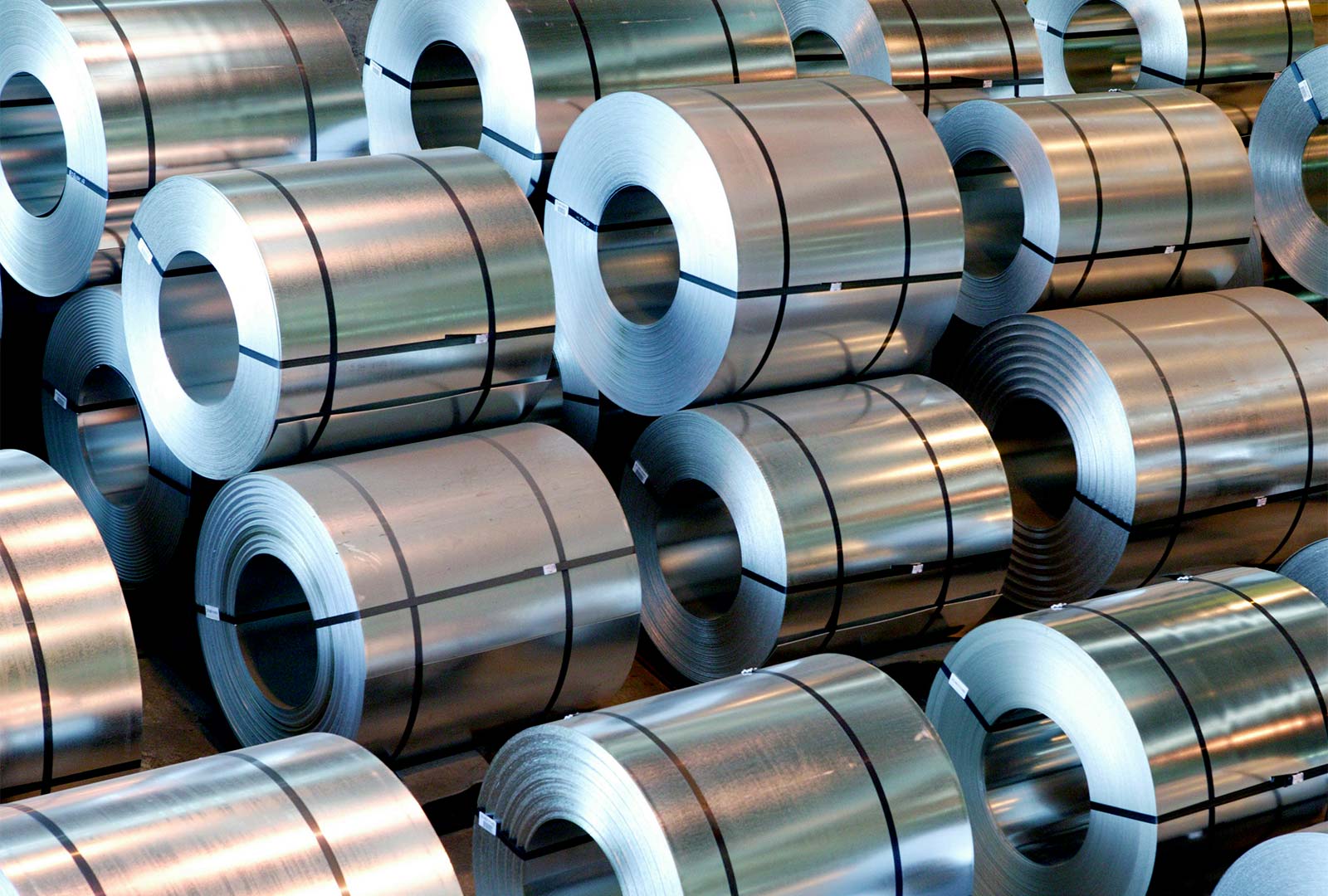 image of a warehouse file with metal rolls