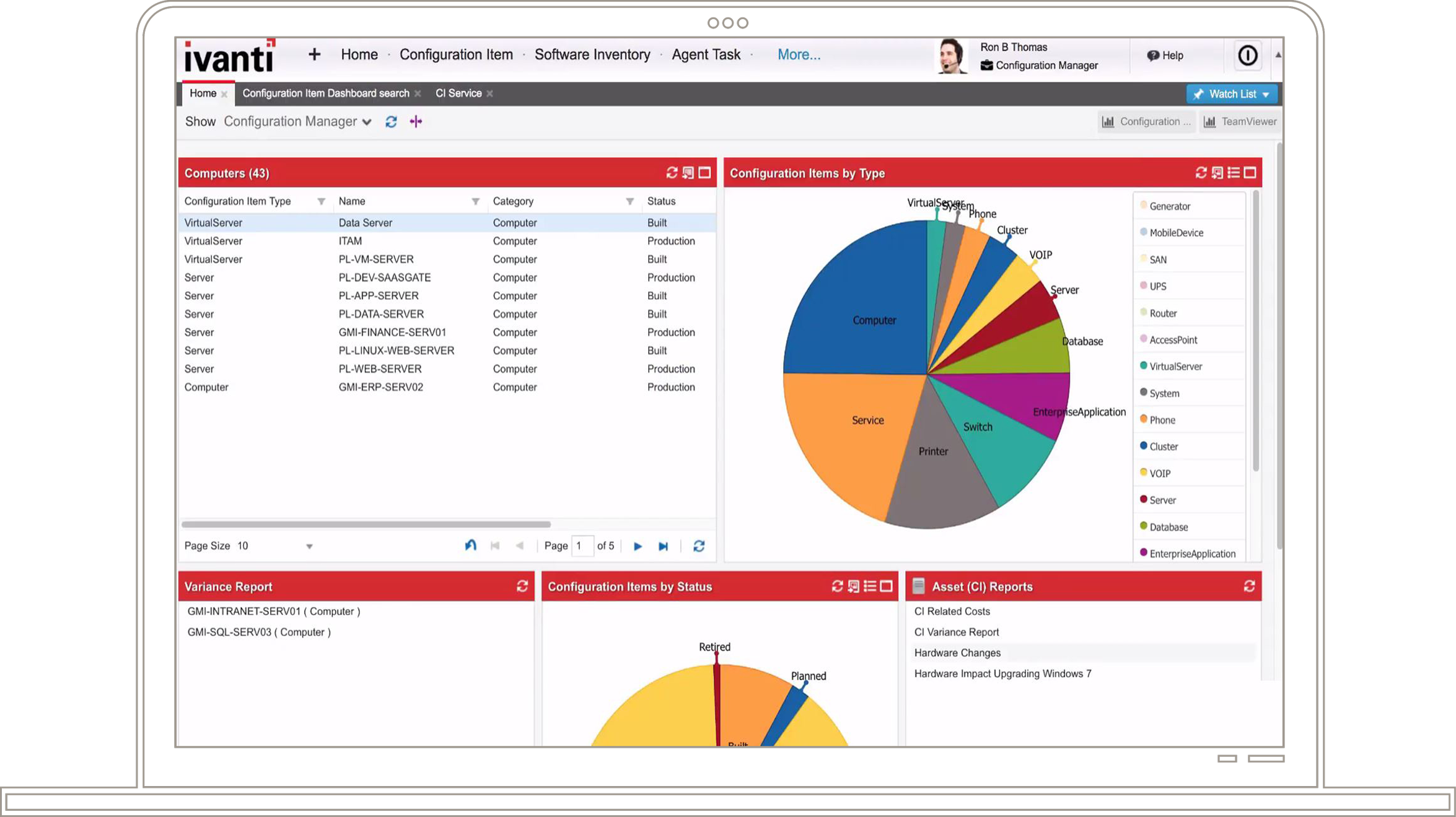 IT Service Management Configuration Management Ivanti