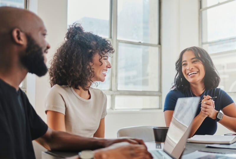 man working on a laptop