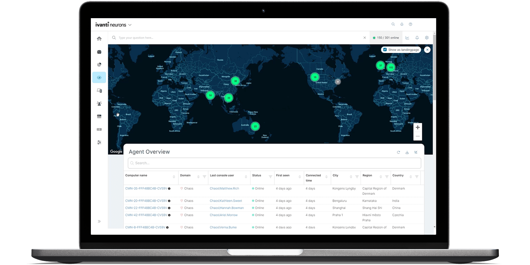 edge intelligence screenshot