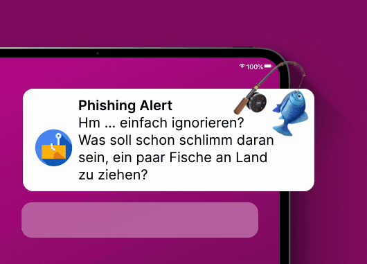 phishing alert notification