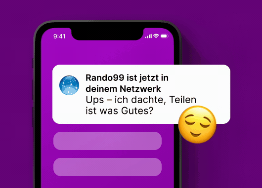 joined network notification