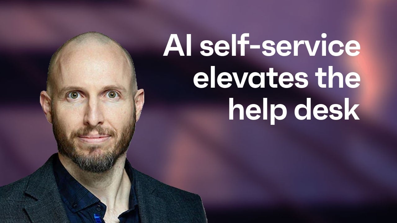 How AI self service improves help desk experiences