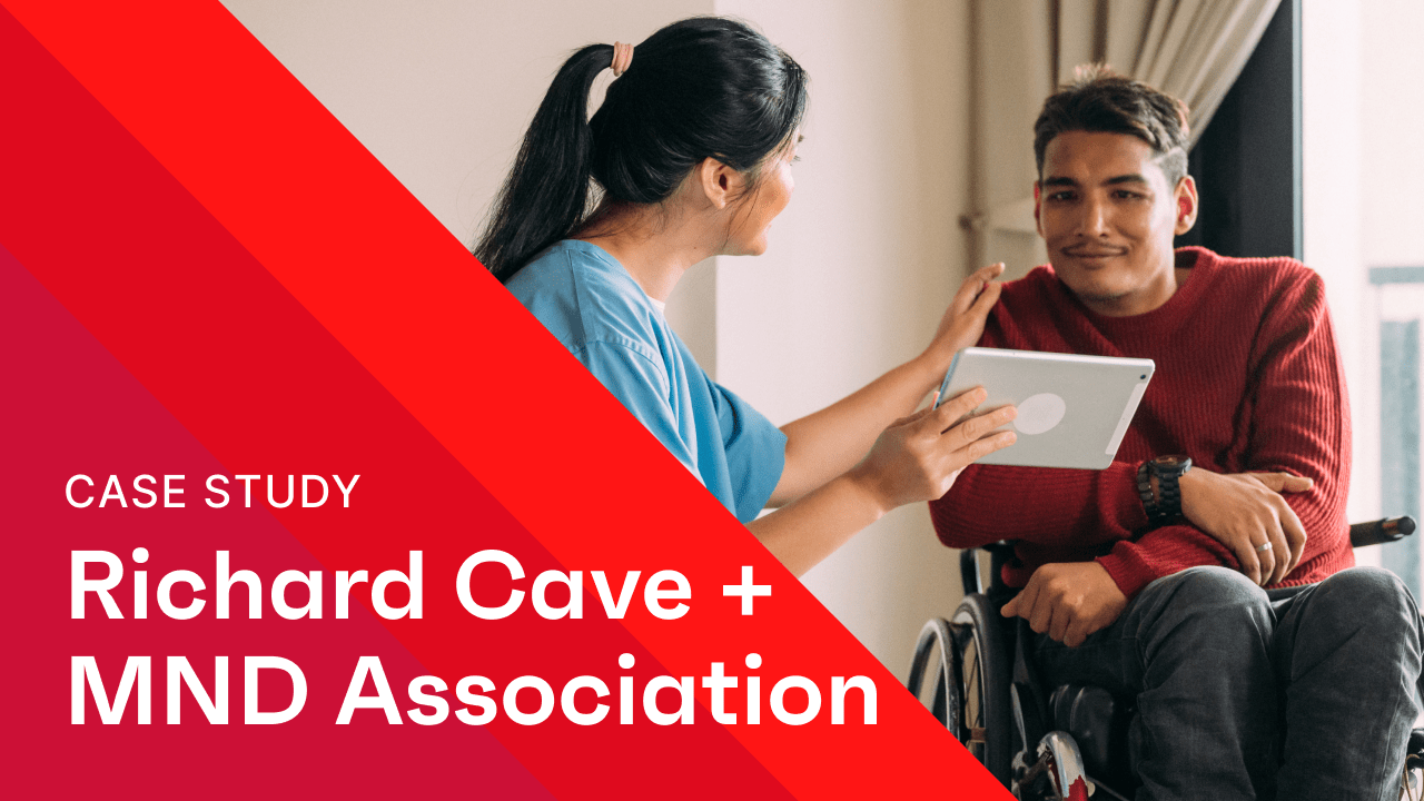 Richard Cave Success Story MND Association #customer